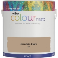 Wilko  Wilko Choc Dream Matt Emulsion Paint 2.5L