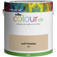Wilko  Wilko Soft Hessian Silk Emulsion Paint 2.5L