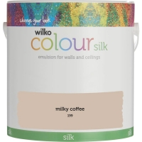 Wilko  Wilko Milky Coffee Silk Emulsion Paint 2.5L