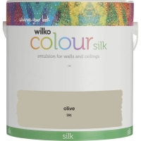Wilko  Wilko Olive Silk Emulsion Paint 2.5L