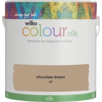 Wilko  Wilko Chocolate Dream Silk Emulsion Paint 2.5L