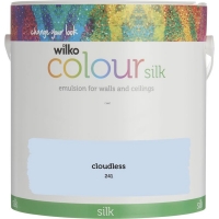 Wilko  Wilko Cloudless Silk Emulsion Paint 2.5L
