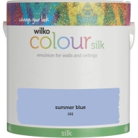 Wilko  Wilko Summer Blue Silk Emulsion Paint 2.5L