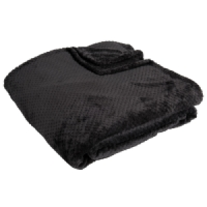 Wilko Black Waffle Throw 200 x 240cm £10.00