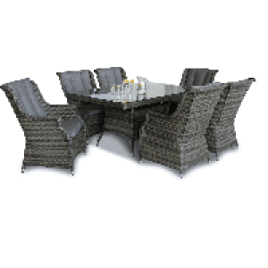 Maze Rattan Victoria 6-Seater Rectangular Dining Set £999.99