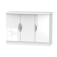 RobertDyas  Indices Ready Assembled Triple Door Sideboard - White