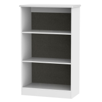 RobertDyas  Indices Ready Assembled 3-Tier Narrow Bookcase - White