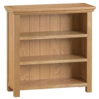 RobertDyas  Hindsley Ready Assembled Wide Oak Bookcase - Small