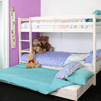 RobertDyas  Kids Avenue Bunk Bed and Trundle Bed