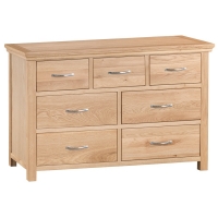 RobertDyas  Fenwin Ready Assembled 7-Drawer Wide Chest of Drawers