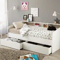 RobertDyas  Kids Avenue Day Bed with Storage - White