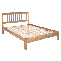 RobertDyas  Halea 4 6 Inch Pine Double Bed Frame