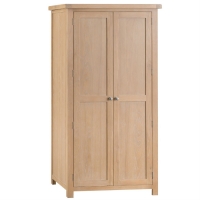 RobertDyas  Wisborough Light Oak 2-Door Wooden Wardrobe