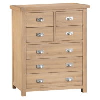 RobertDyas  Wisborough Ready Assembled 7-Drawer Tall Chest of Drawers