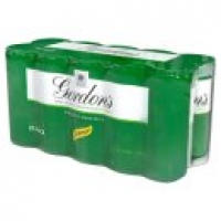 Asda Gordons Gin & Schweppes Tonic Cans