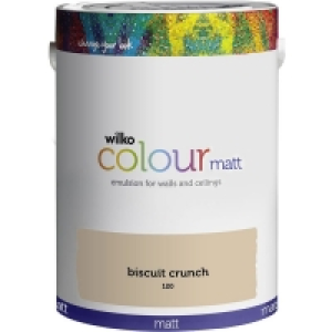 Wilko Biscuit Crunch Matt Emulsion Paint 5L &pound;15.00