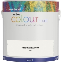 Wilko  Wilko Moonlight White Matt Emulsion Paint 5L