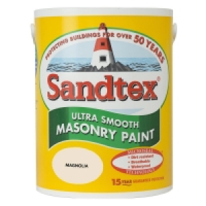 Sandtex Magnolia Ultra Smooth Masonry Paint 5L £22.00