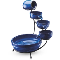 Aldi  Blue Outdoor Bowl Water Feature