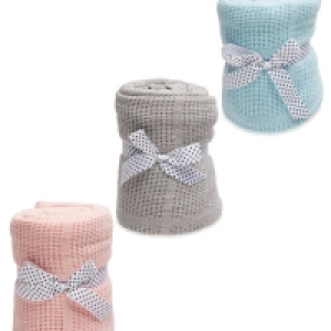 Lily & Dan Large Cellular Blanket £5.99