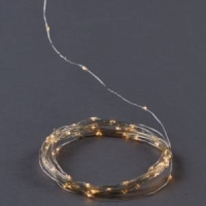 200 Silver Solar Wire Lights