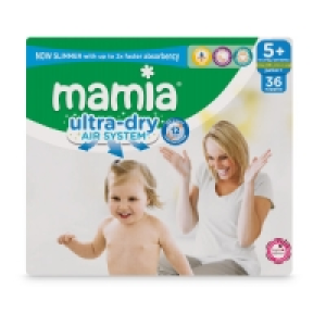 Aldi  Mamia Junior Nappies Size 5+