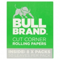 Poundland  Bull Brand Cut Corner Rolling Papers 8 Pack.