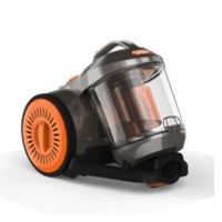 QDStores  Vax Power3 Bagless Cylinder Vacuum Cleaner - Grey Orange