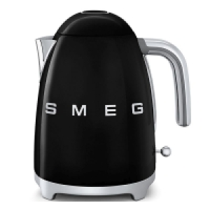 QDStores  Smeg 1.7 Litre Retro Style Kettle 3KW - Black