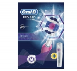 Oral-B Rechrgble Pink Electric Toothbrush & Toothpaste £19.99