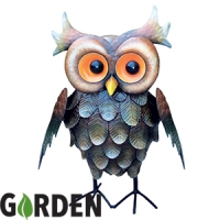 HomeBargains  Garden Metal Ornament: Otis the Owl
