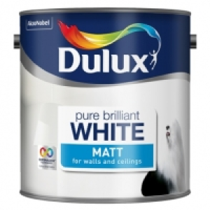 Dulux Matt Emulsion Pure Brilliant White 2.5L £7.49