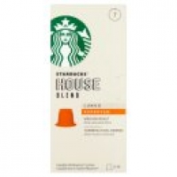 Asda Starbucks House Blend Lungo Medium Roast 10 Capsules. Nespresso Compat