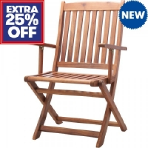 Rowlinson Columbia Hardwood Dining Chair Pair £71.99
