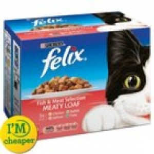 Felix Meaty Loaf Fish & Meat Selection P £3.50
