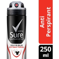 Wilko  Sure For Men Invisible Antibacterial Anti-Perspirant Deodora