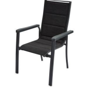 Aluminium Dining Chair Black
