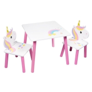Unicorn Table & 2 Chairs Set £34.99
