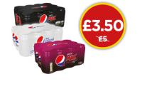 Budgens  Pepsi Max, Diet Pepsi, Pepsi Max Cherry