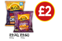 Budgens  McCain Home Chips, Lightly Spiced Wedges