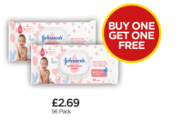 Budgens  Johnsons Gentle All Over Baby Wipes
