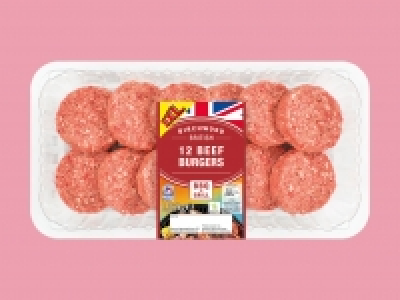 Birchwood 12 British Beef Burgers