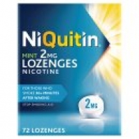 Asda Niquitin Mint 2mg Lozenges Nicotine Lozenges