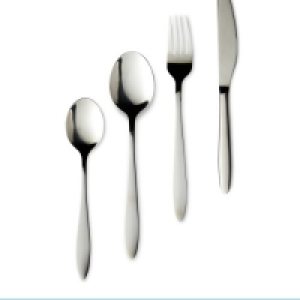 18 Pack Teardrop Cutlery Set