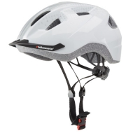 Aldi  Adults S-M White/Silver Bike Helmet