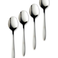 Aldi  Teardrop Dessert Spoons 4 Pack