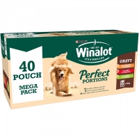 JTF  Winalot Perfect Portions Adult Pouch in Gravy 40x100g