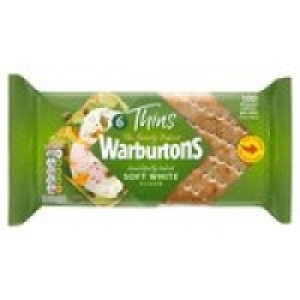 Warburtons Soft White Sliced Sandwich Thins £1.00