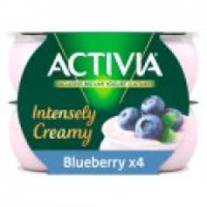 Activia Intensely Creamy Greek Style Blueberry Yogurts