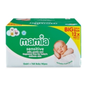 Baby Wipes Sensitive 12 Pack £5.69